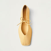 Alohas Sway Vanilla Leather Ballet Flats