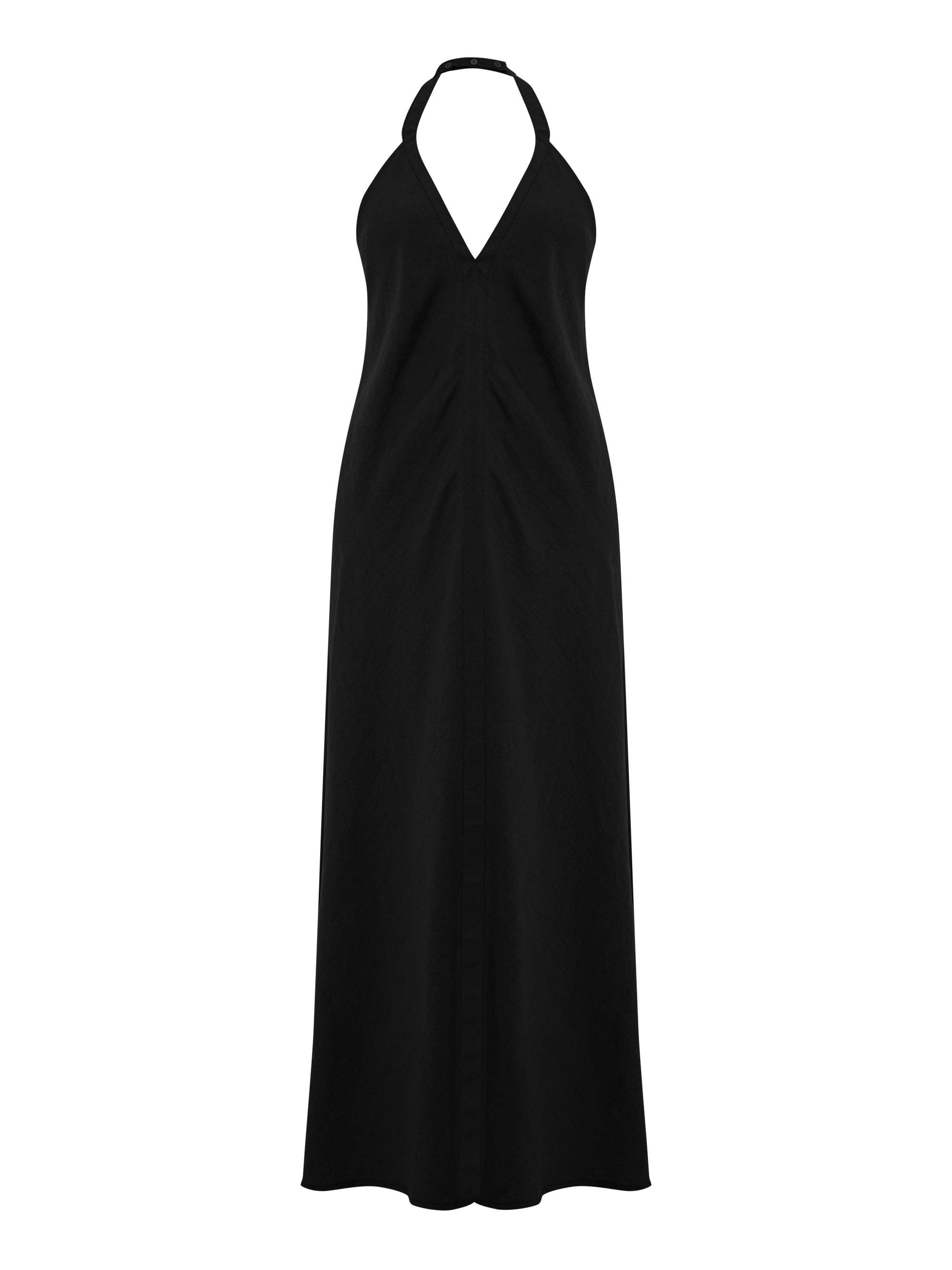 The Handloom Black Zoe Maxi Dress