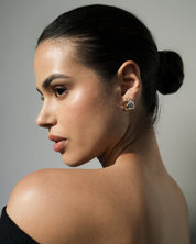 Cleo Two-Toned Stud Earrings