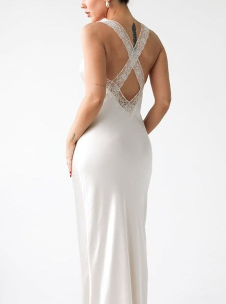 Ivory Crossroads Maxi Dress