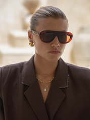 Jetsetter Aviator Sunglasses - Merlot