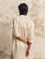 The Handloom Striped Voyage Shirt Dress