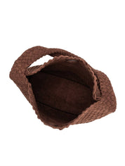 Johanna Tobacco Recycled Vegan Suede Shoulder Bag