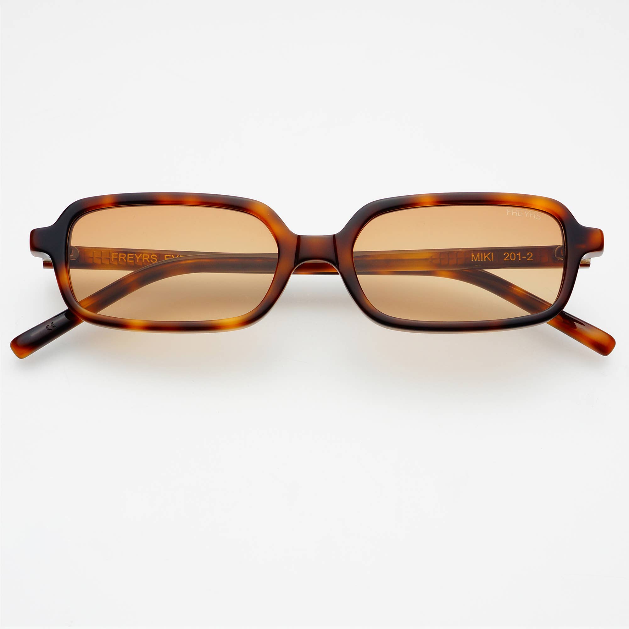 FREYRS Eyewear Miki Rectangular Sunglasses - Tortoise / Brown