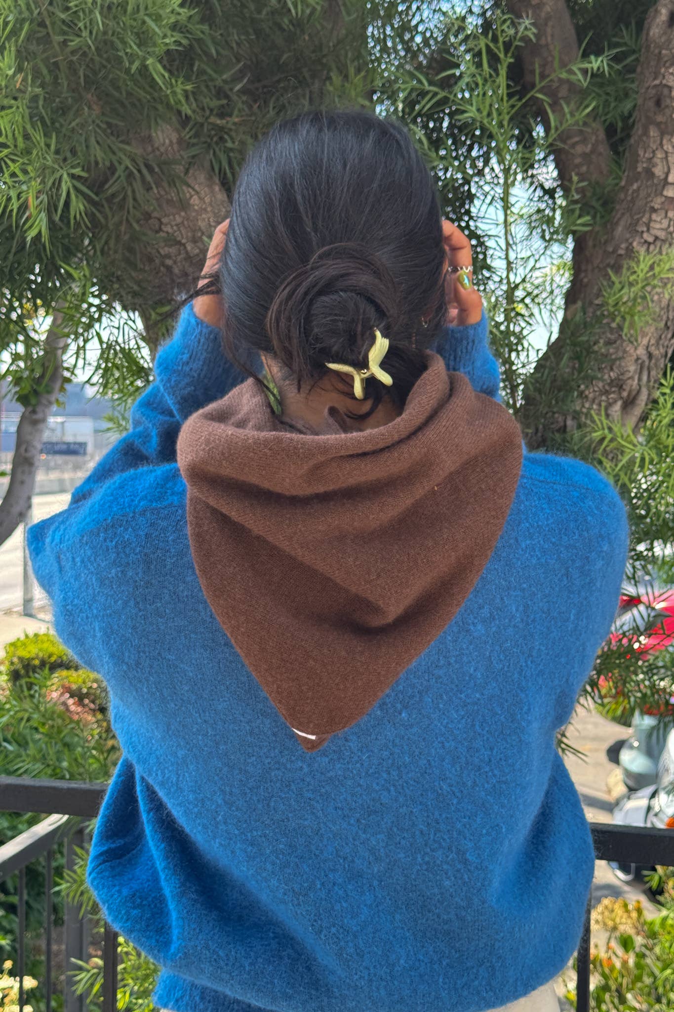 Le Bon Shoppe Red Cashmere Shawl