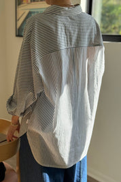 Le Bon Shoppe Blue Striped Light Weight Owen Shirt