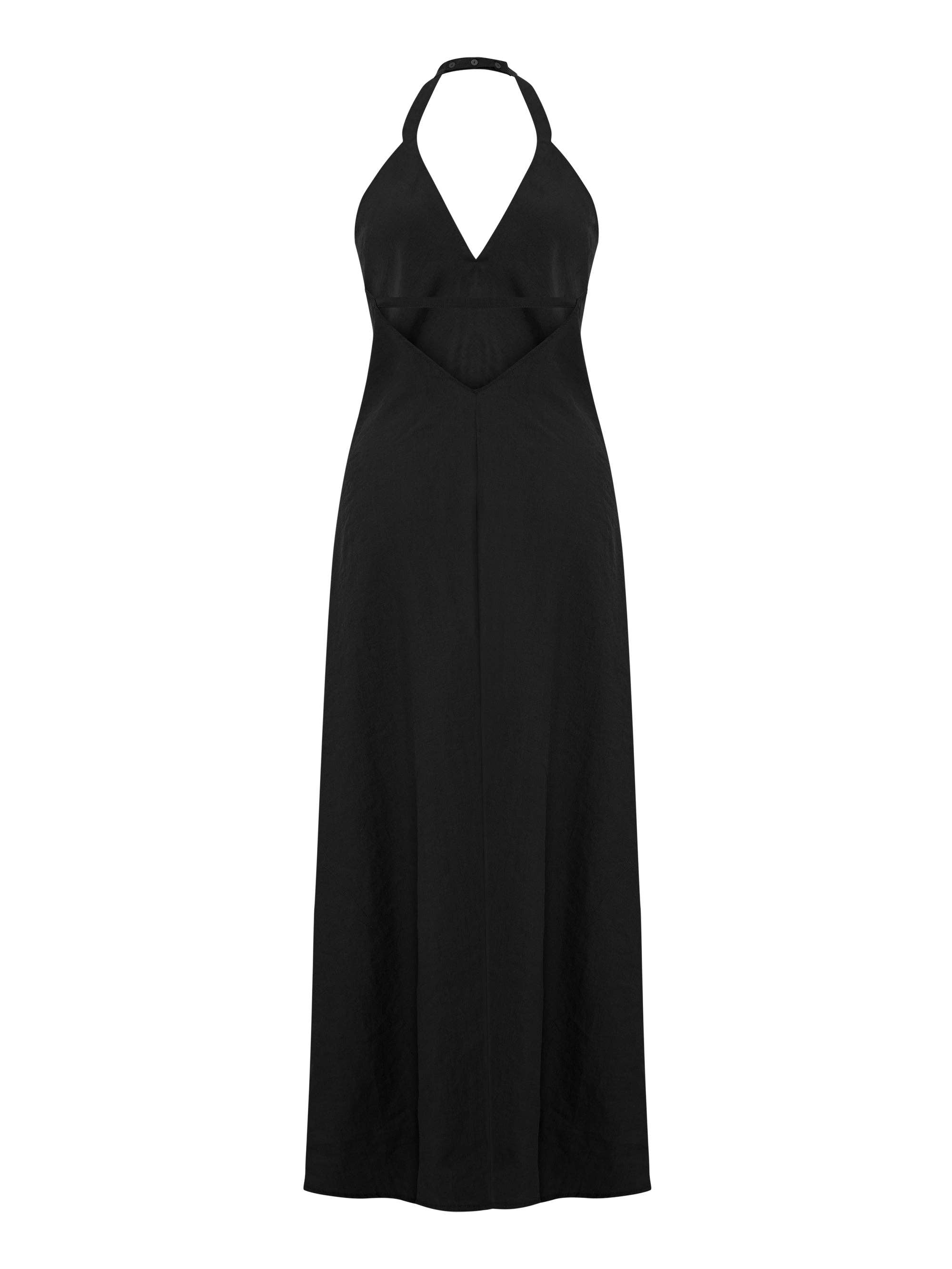 The Handloom Black Zoe Maxi Dress