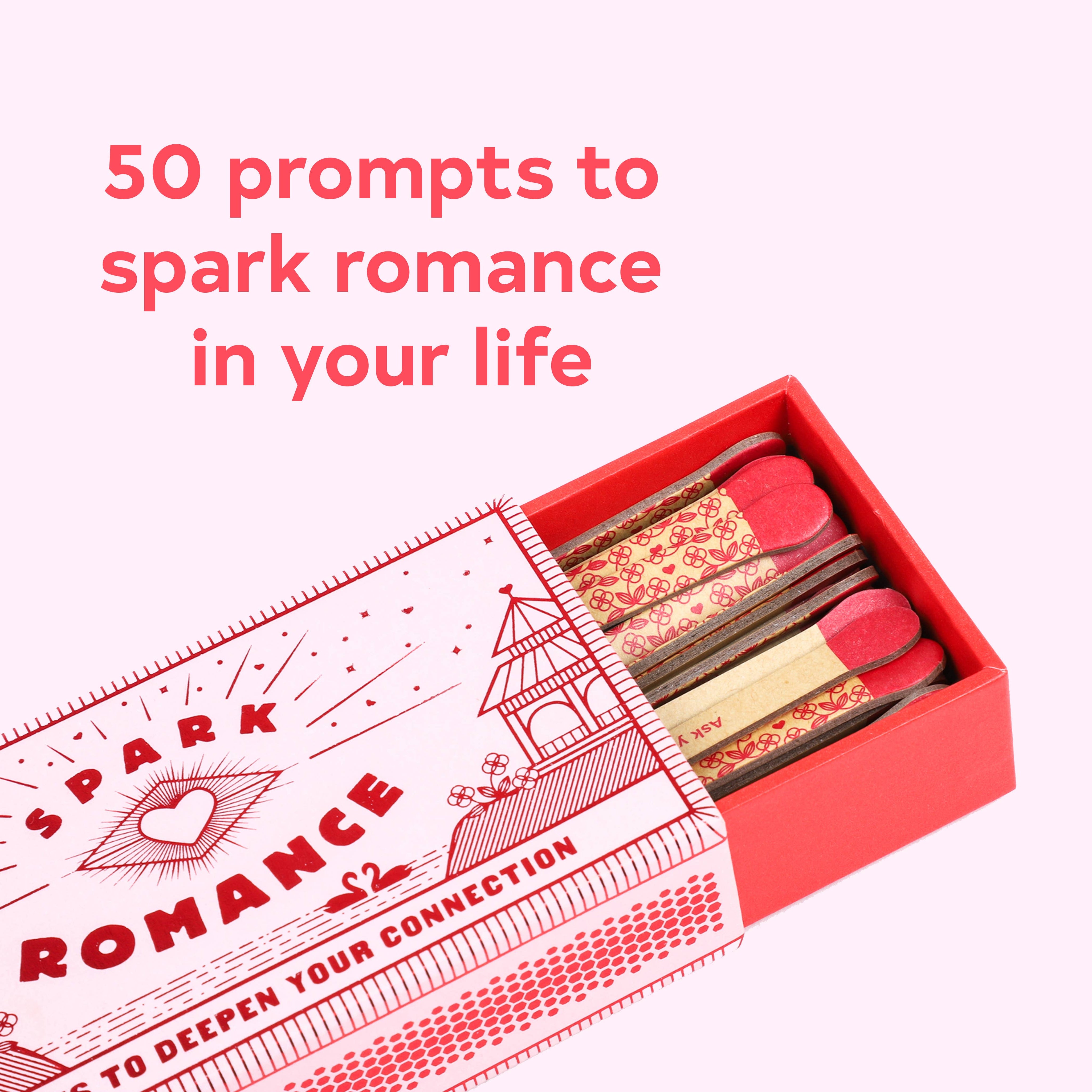 Spark Romance: 50 Ways To Deepen Your Connection Matchsticks
