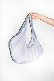 Et Tigre Innes Tote in Blue & Multi Stripe