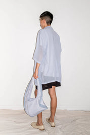 Et Tigre Innes Tote in Blue & Multi Stripe