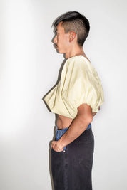 Et Tigre Lian Top in Yellow Cotton
