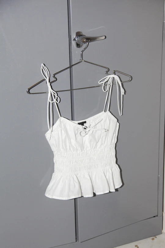 Et Tigre Maya Top in White