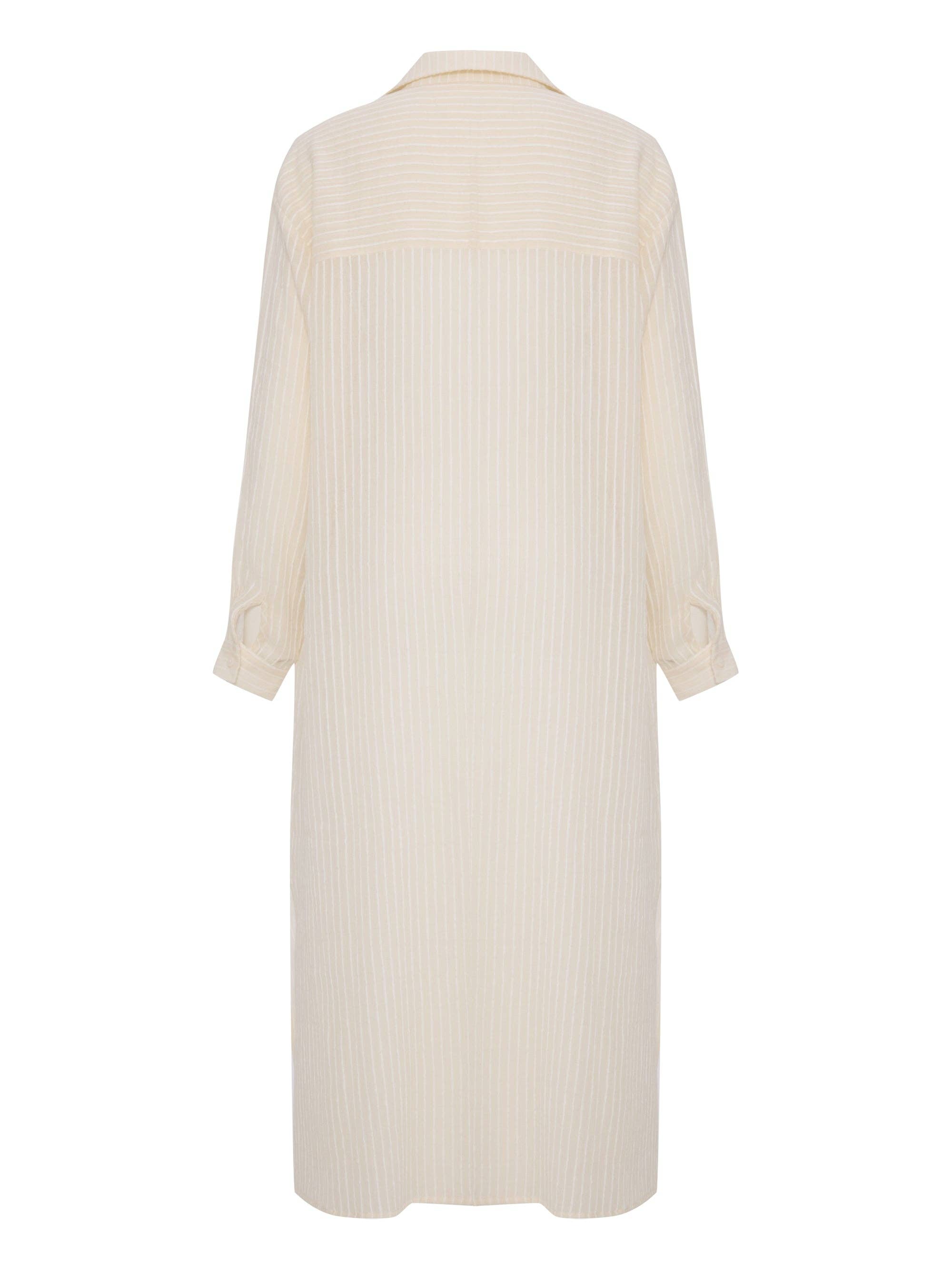 The Handloom Striped Voyage Shirt Dress