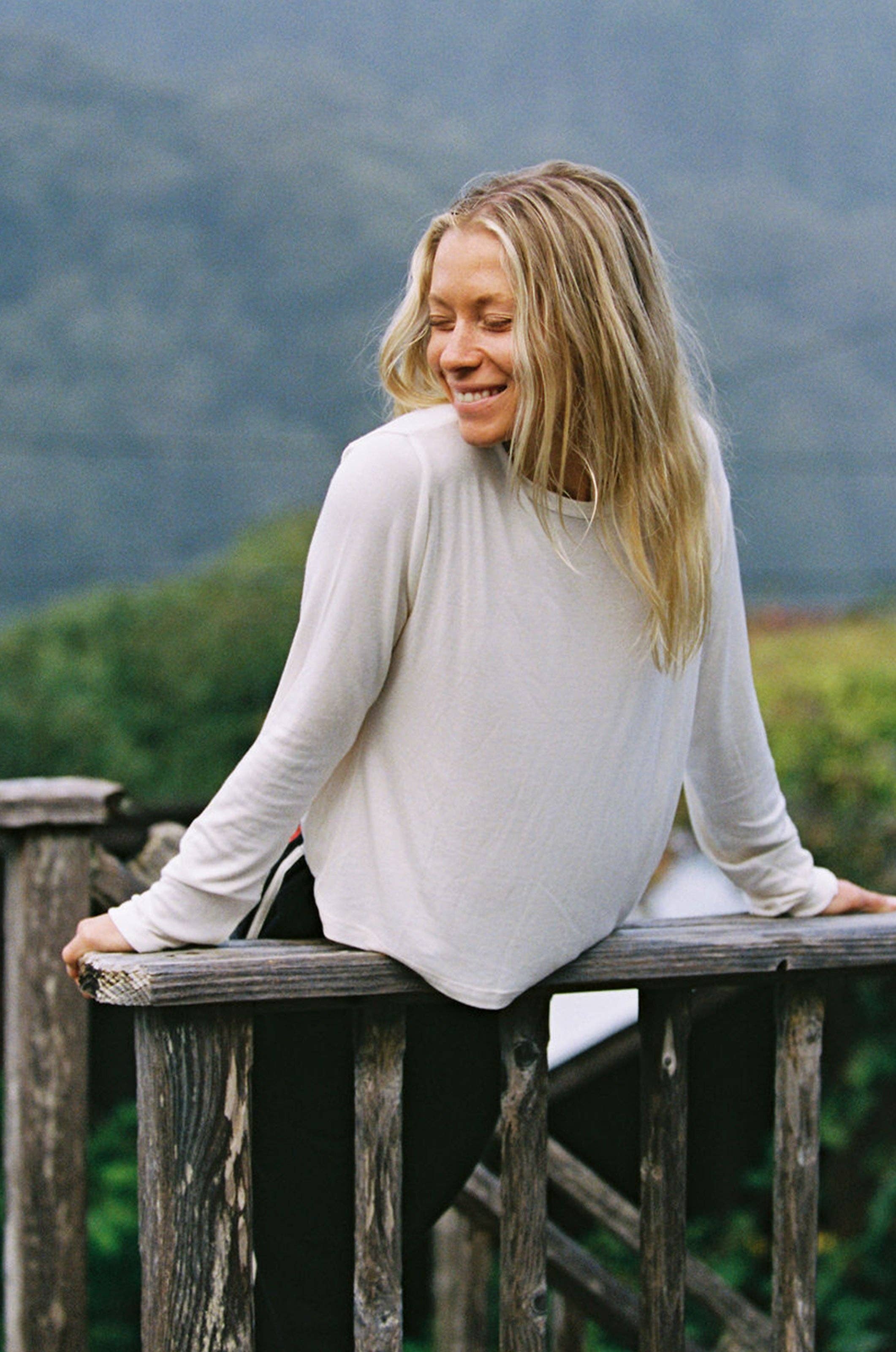 LA Relaxed Cream Cozy Tee