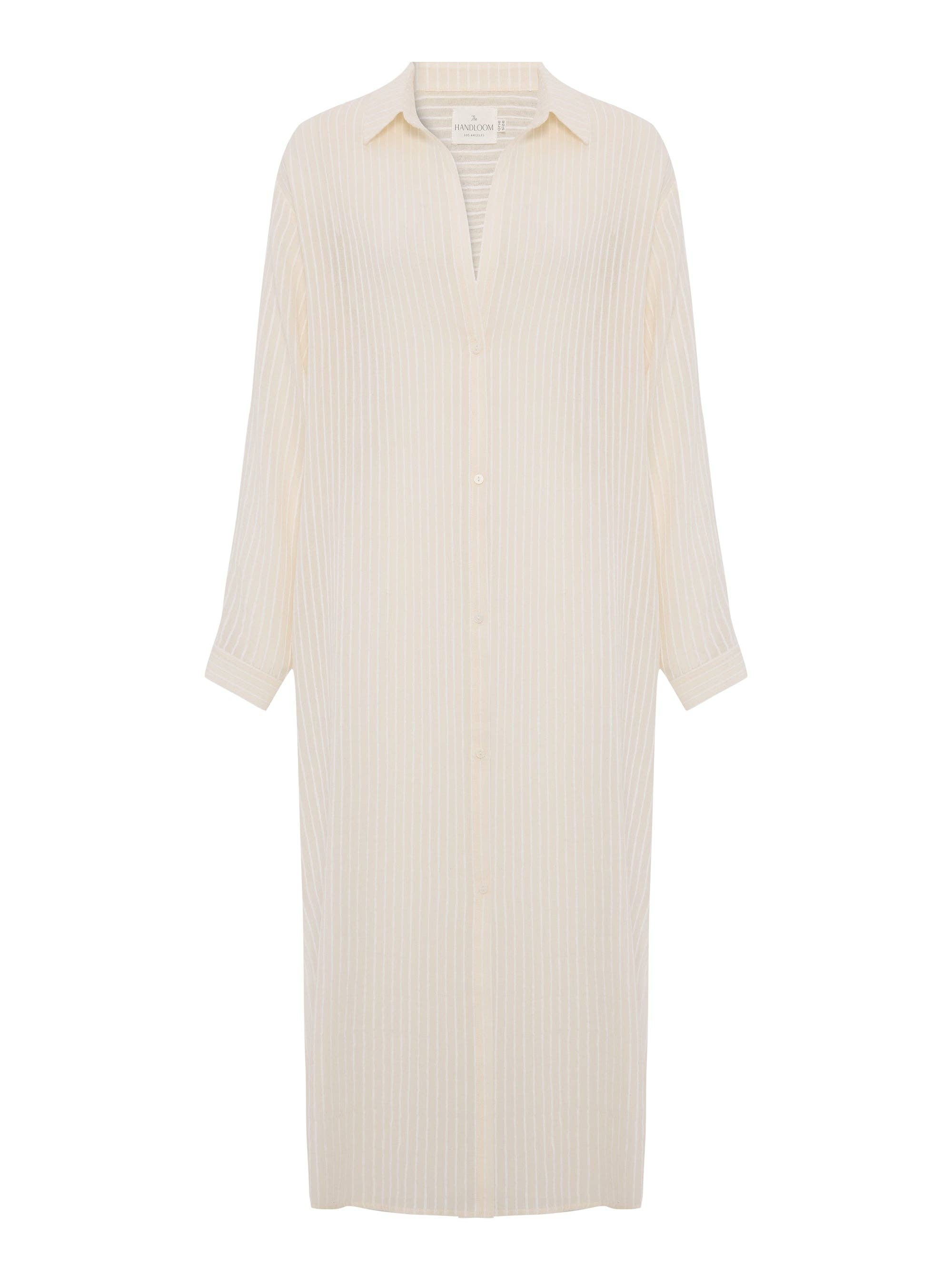 The Handloom Striped Voyage Shirt Dress