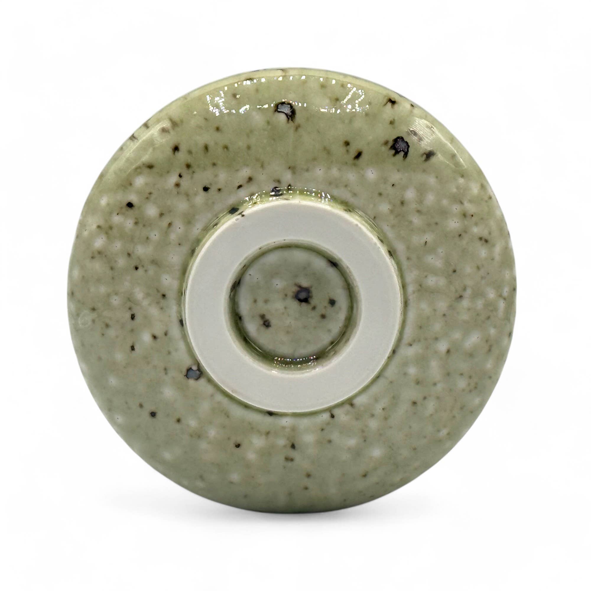 Kohiki Green Speckled Japanese Matcha Bowl