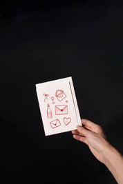 Love Letters (Risograph) Greeting Card by L'Atelier Samedi