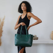 Georgina Espresso Recycled Vegan Shoulder Bag