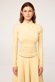 The Line By K Buttercream Felix Top
