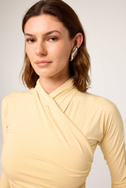 The Line By K Buttercream Felix Top