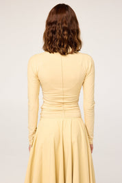 The Line By K Buttercream Felix Top