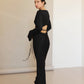 Bec + Bridge Black Diamond Days L/S Maxi Dress