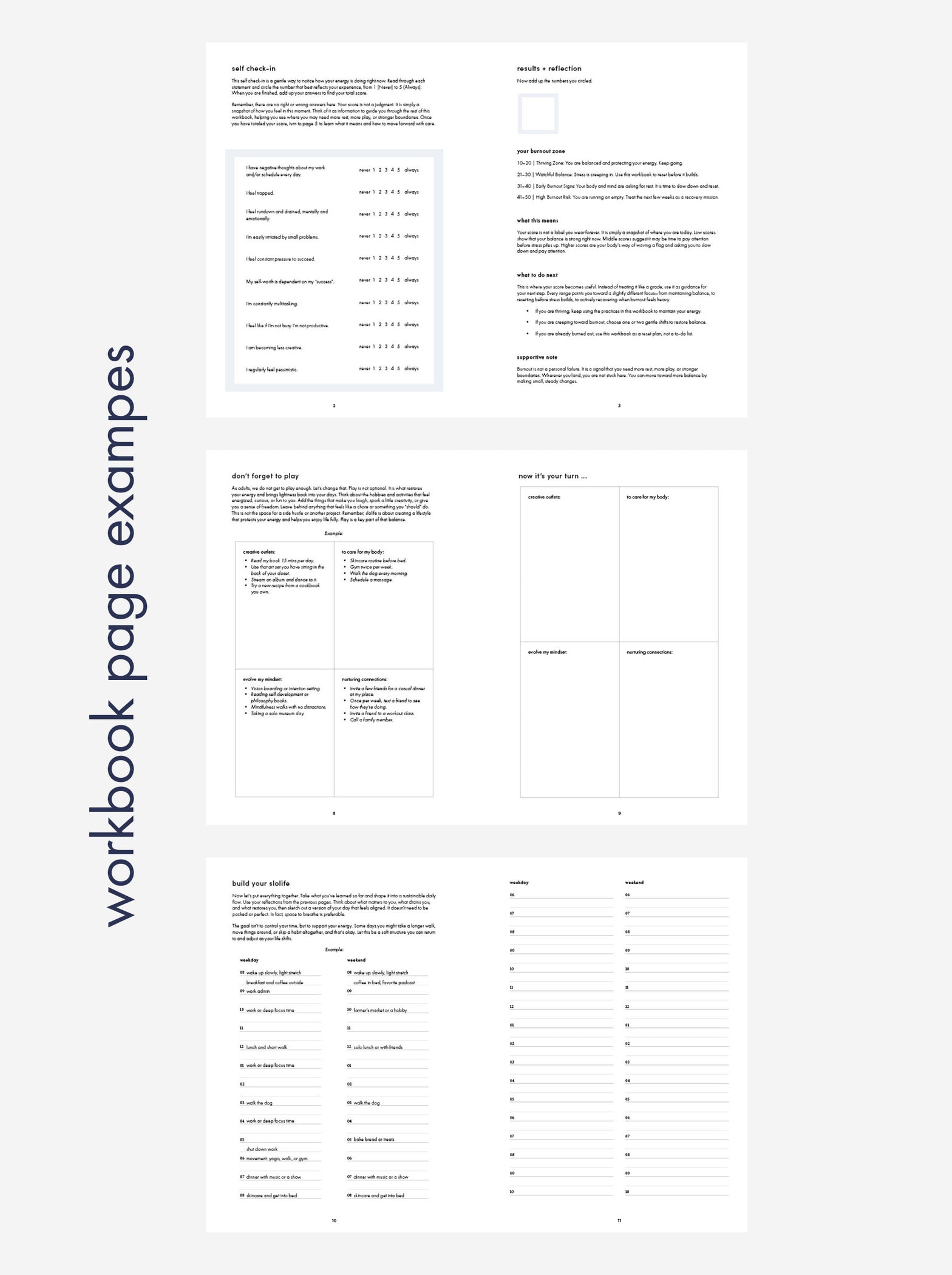 The Slolife Method: Burnout Prevention Workbook & Planner