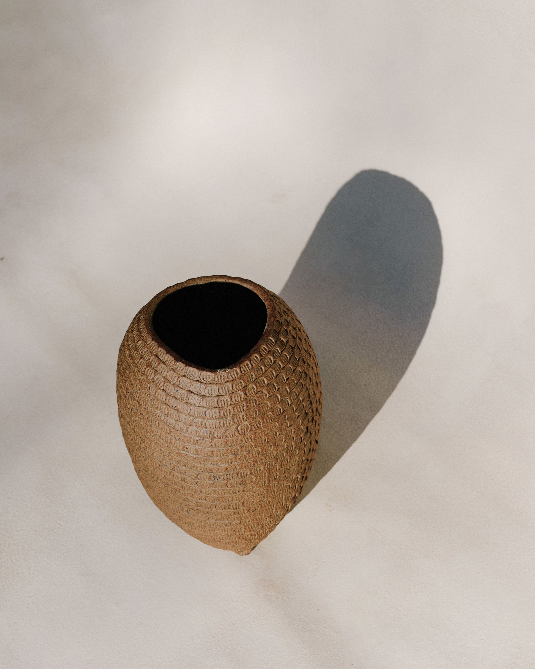 Unglazed Coil Vase I by Katherine Moes