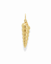 Lana Spiral Shell Gold Charm