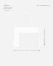 Flattered Lydia Tote Bag Grained Leather Black