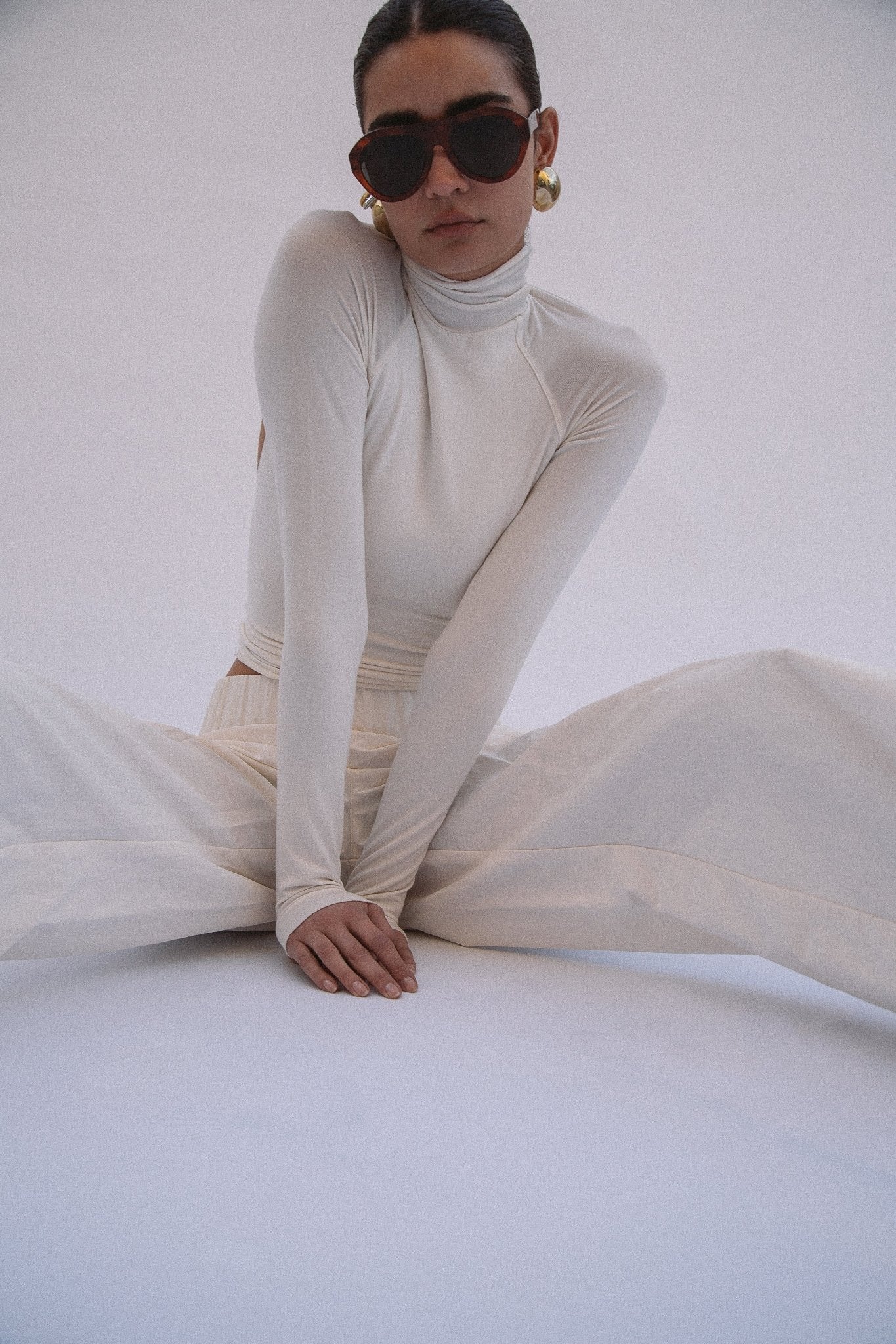 The Line by K Vanilla Margaux Turtlneck