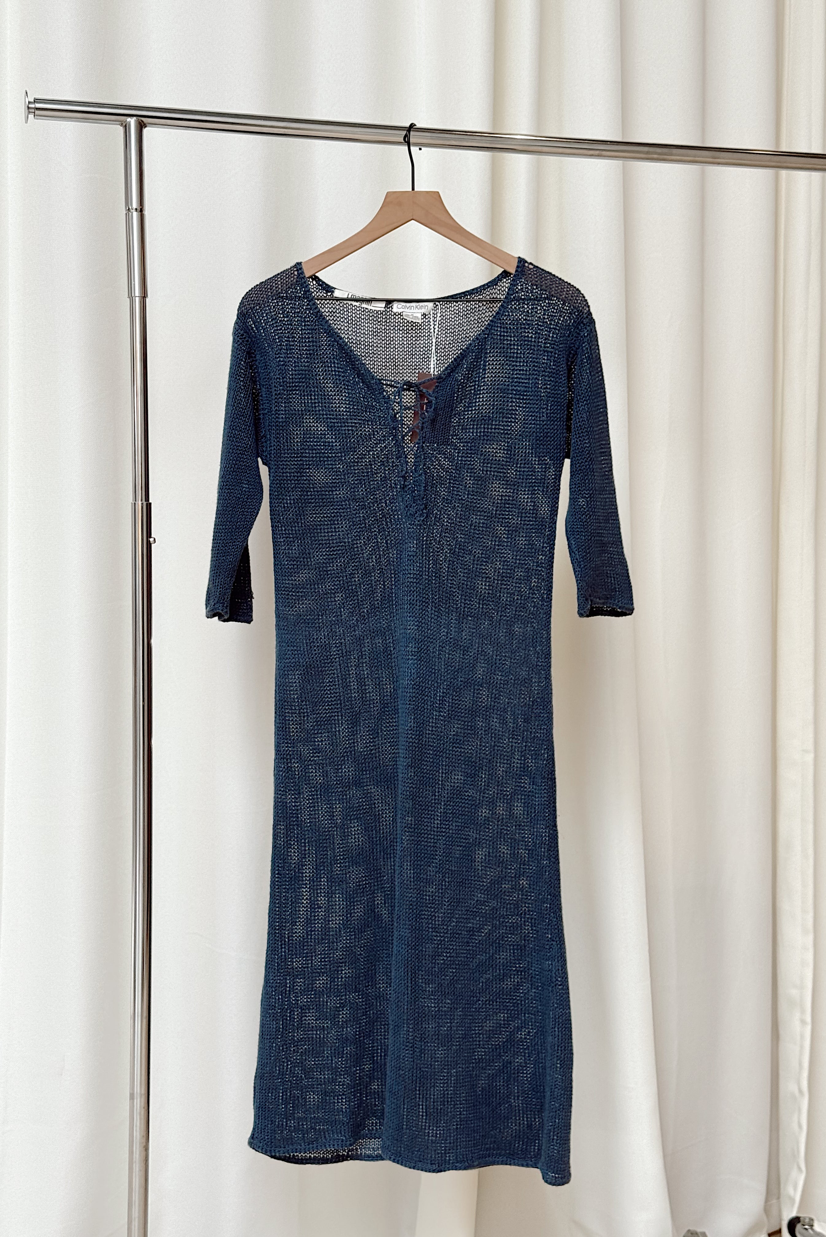 Vintage Magnin x CK Linen Hand Loomed Dress