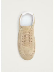 Alohas Tb.24 Suede Beige Leather Sneakers