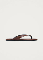 Alohas Ola Rift Brown Leather Sandals