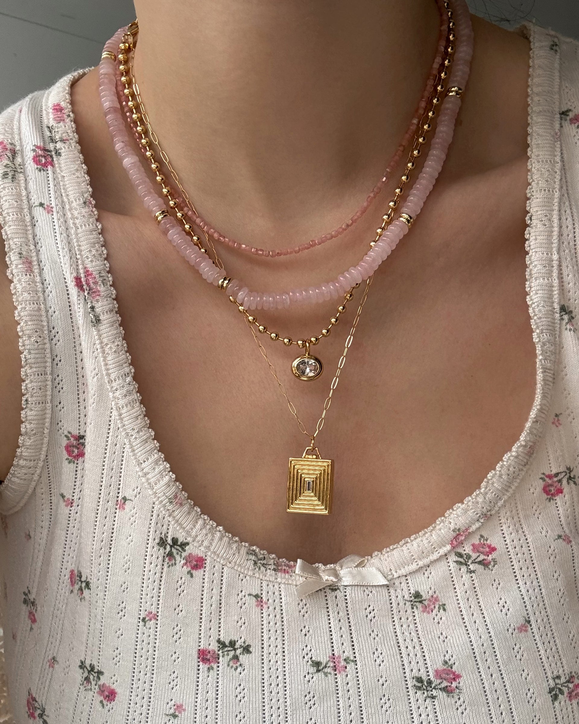 Mod + Jo Sonia Gemstone Necklace - Sorbet