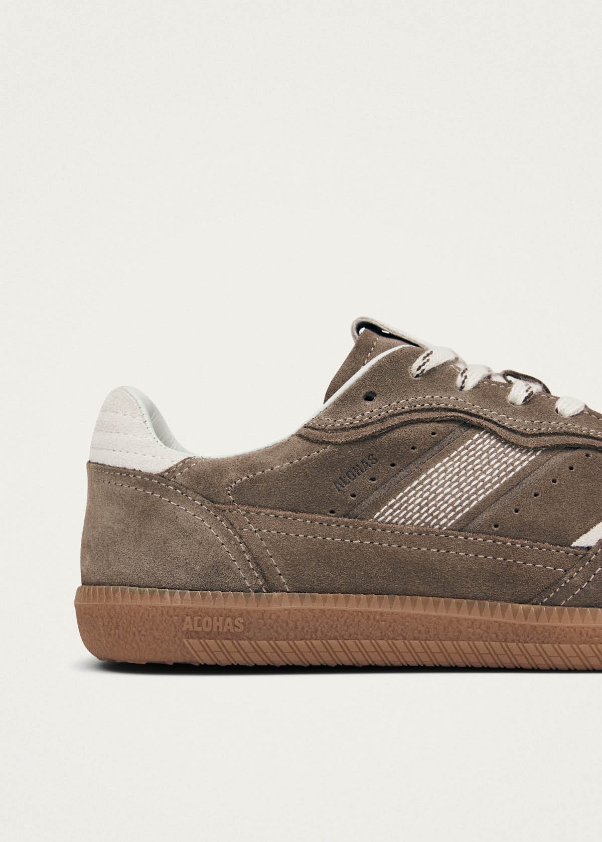 Alohas Tb.490 Rife Taupe Leather Sneakers