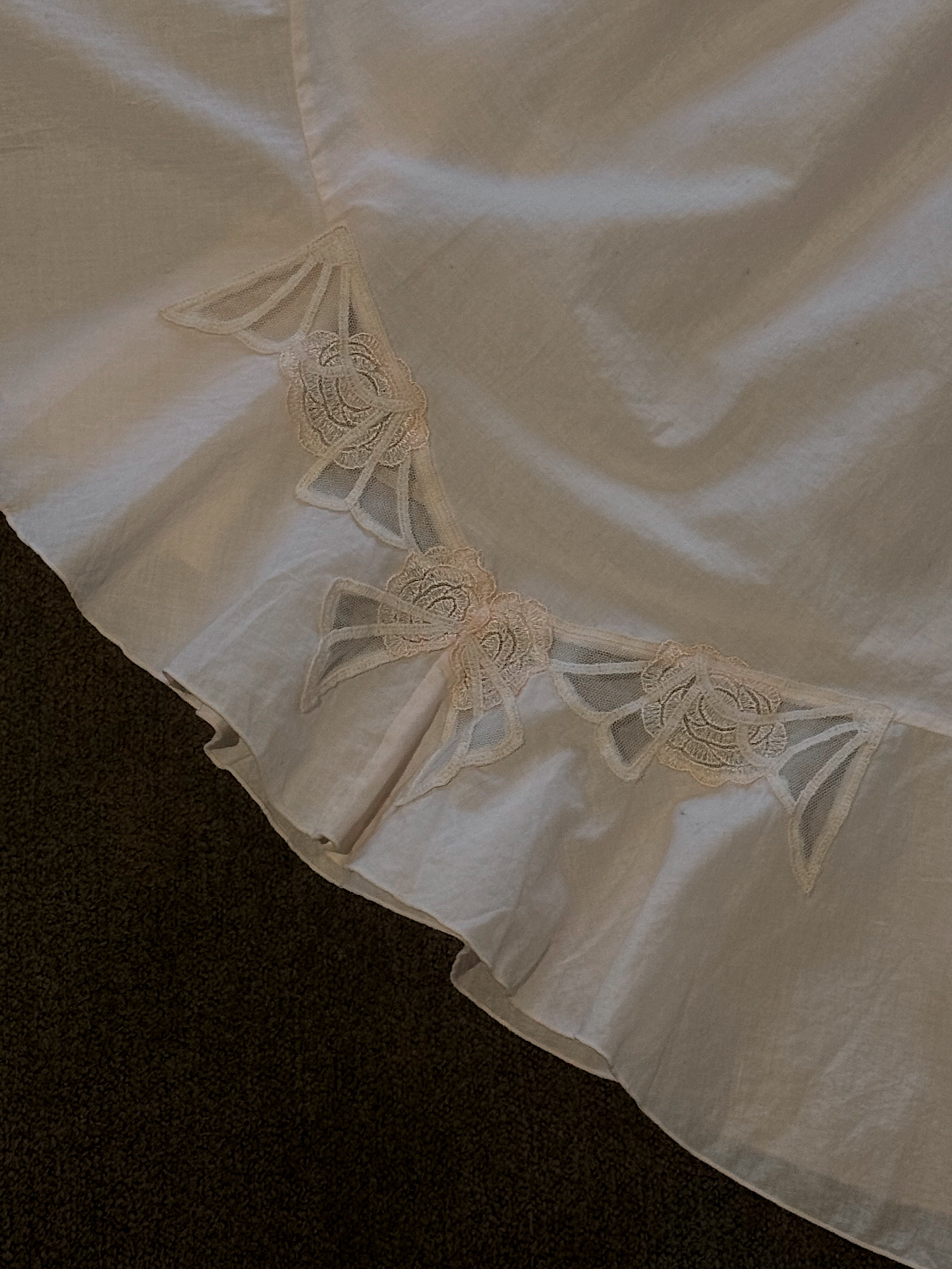 Vintage Pink Cotton Skirt