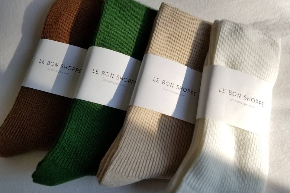 Le Bon Shoppe | Cashmere Grandpa Socks
