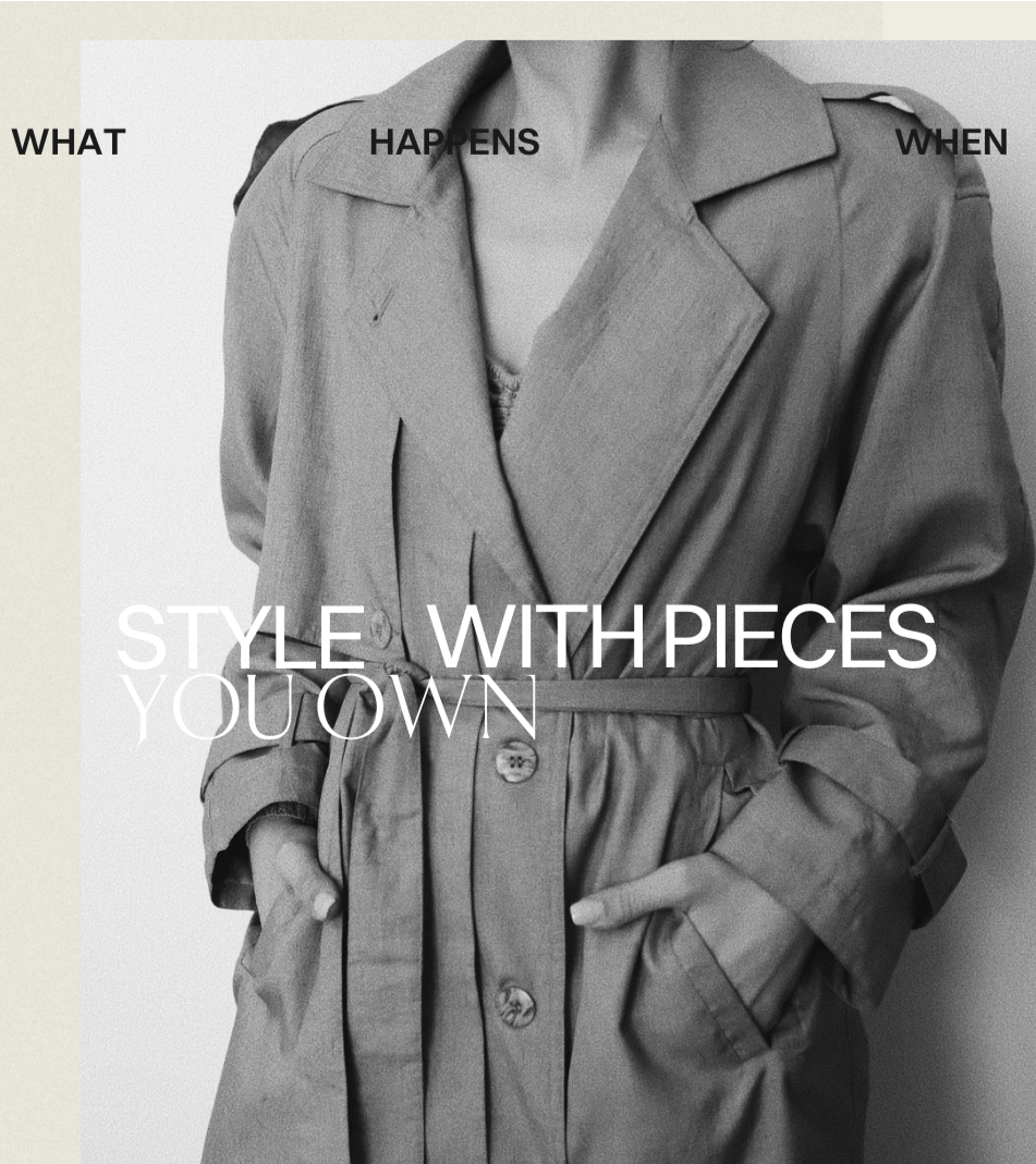 Style With Pieces You Own