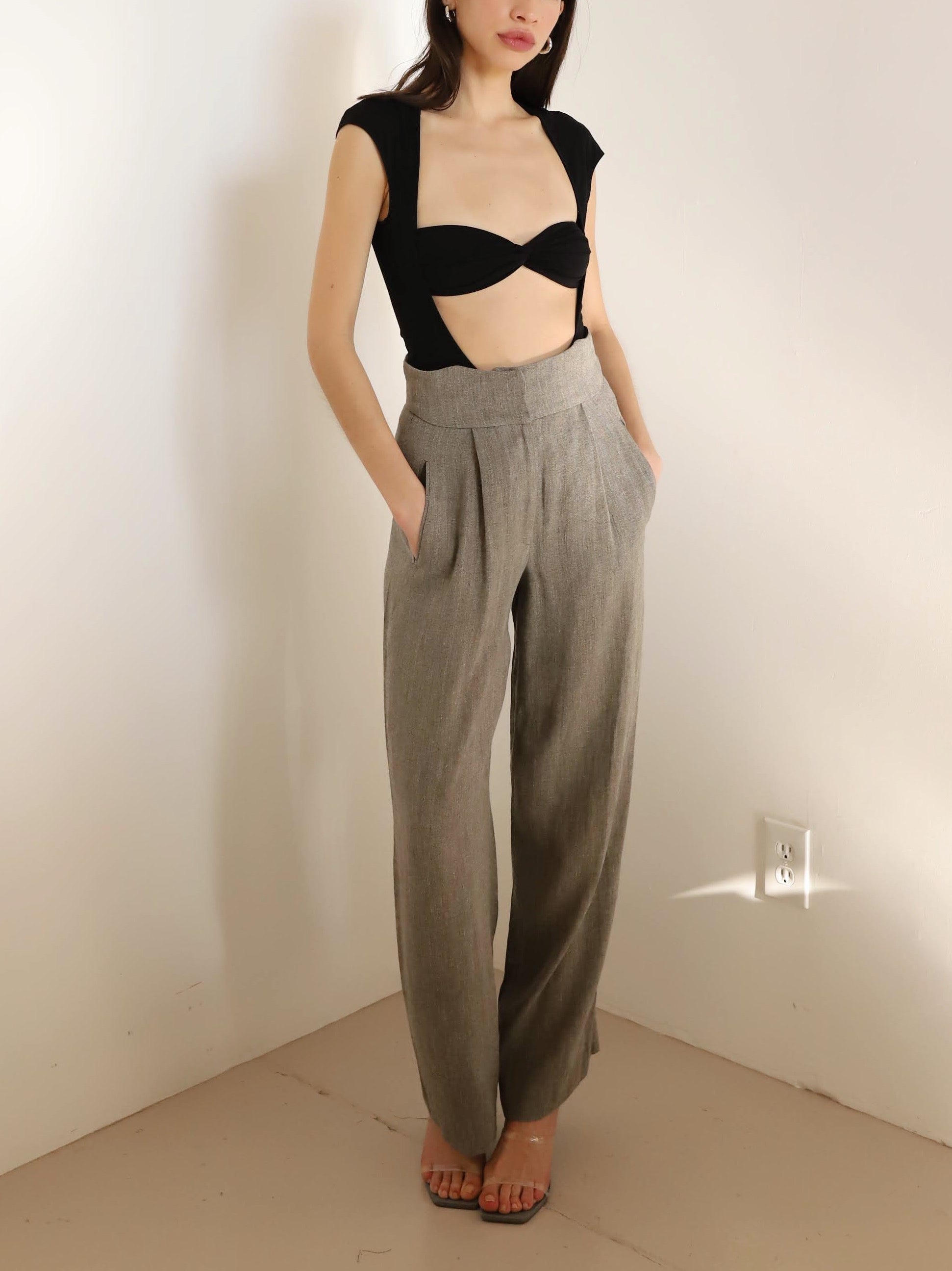 Vintage DKNY Gray Trousers