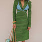 Vintage Missoni Green Knit Dress