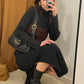 Brown Sweater Cross Back Tank